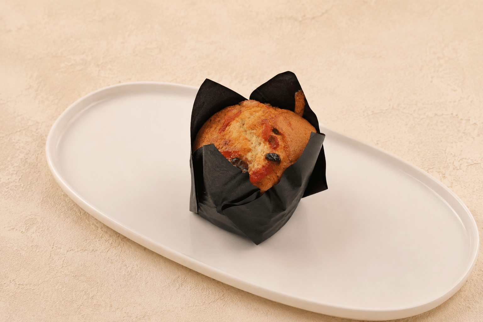 Frambuazlı Parça Meyveli Muffin